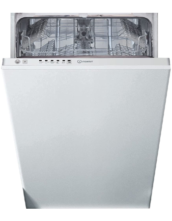 Indesit DSIE 2B10 lavavajilla Totalmente integrado, 10 cubiertos, A+, Blanco, 45 cm.